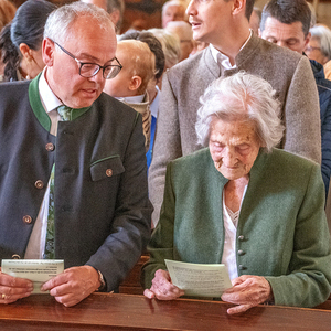 Frau Johanna Glettler feierte 100 Jahre